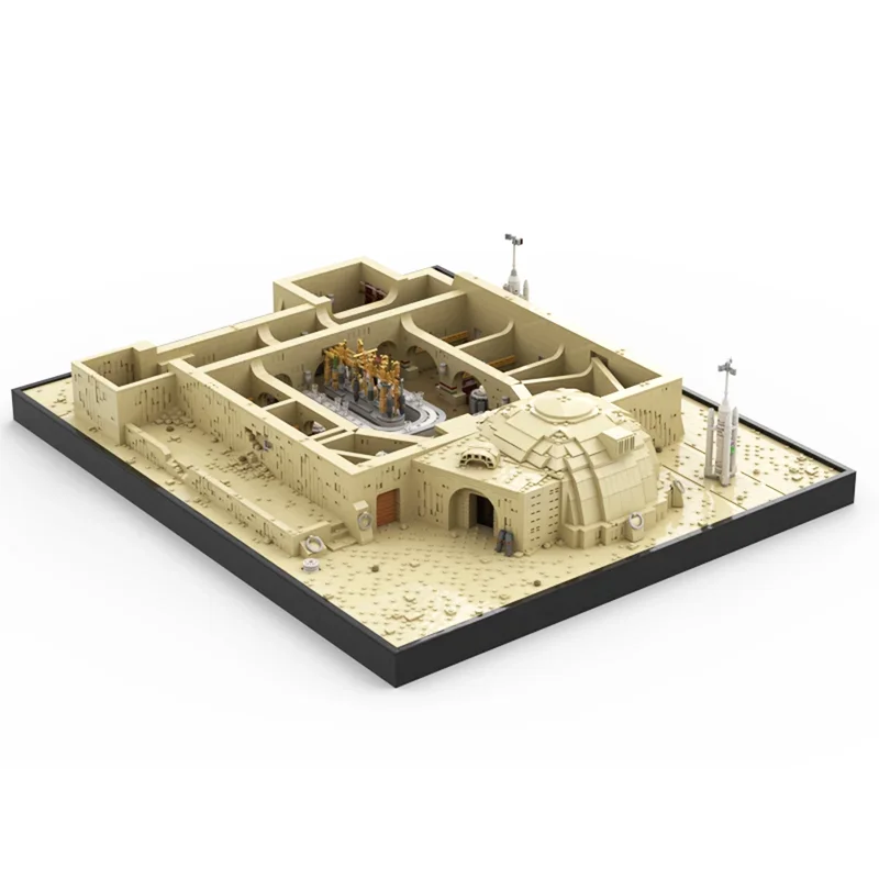 

9112PCS Star Battle Mos Eisley Cantina Архиискальная модель Moc Коллекционное издание Строительные блоки | Обучающие и демонстрирующие игрушки в подарок