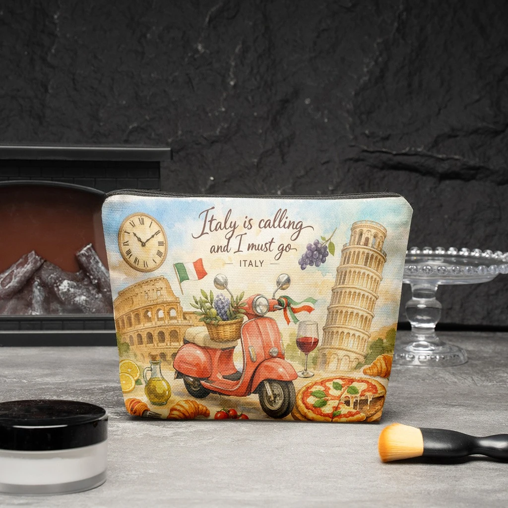 화장품 가방 1개, 이탈리아 여행 테마 요소가 있는 린 - Travel Accessories Italy 리뷰 및 가격