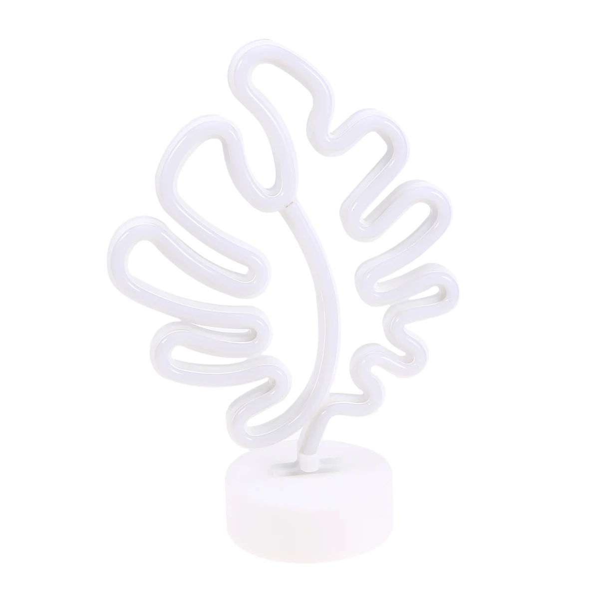 

Christmas Decorative Lantern Monstera with Base LED Light Wall Decoration Lamp with USB Port Not Included