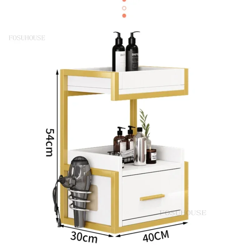 Wall-mounted Luxury Shop Tool Cabinet Salon Trolleys Hair Salon Special Tool Trolley Salon Wall Storage Hair Cutting Cabinet New