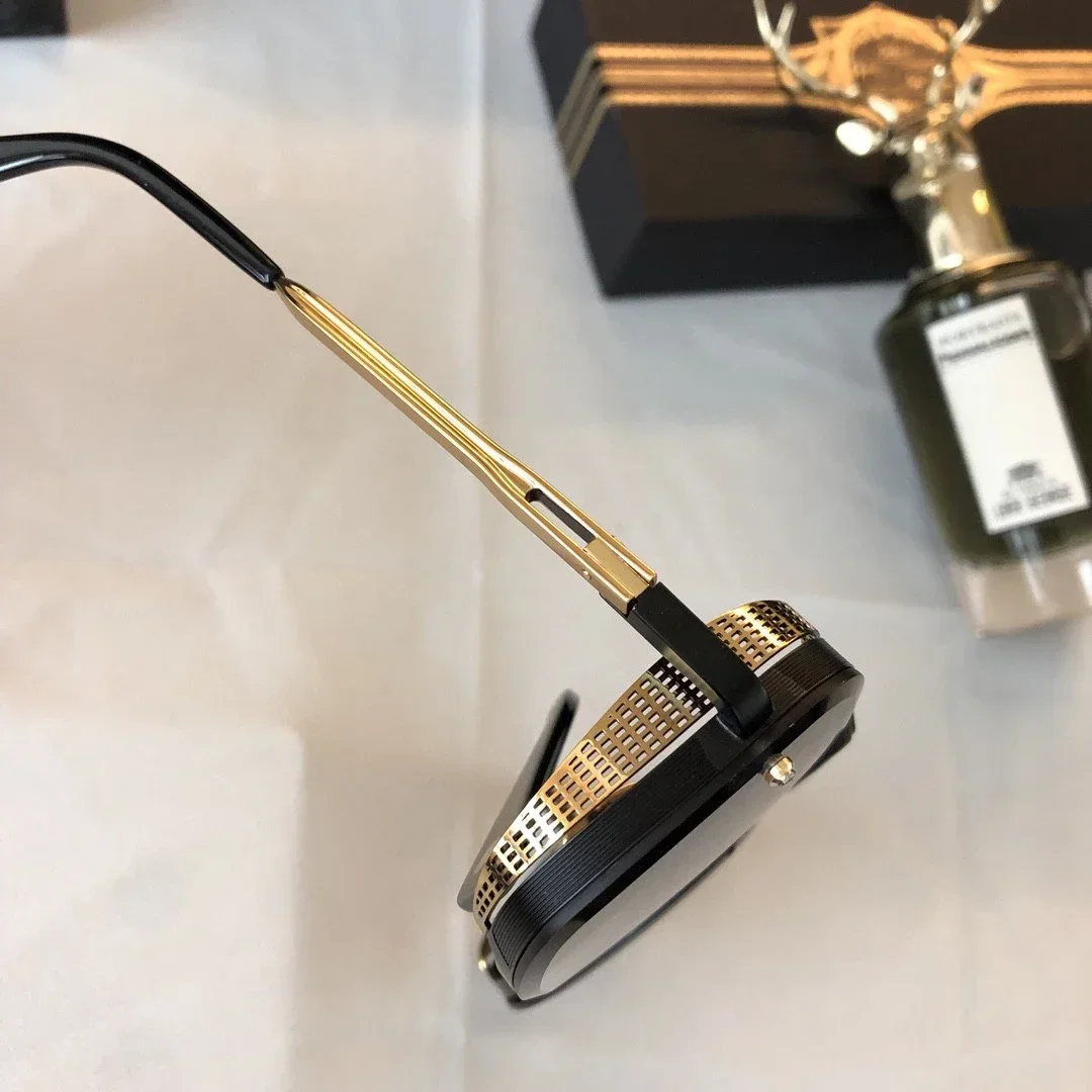 نظارات شمسية MACH SIX ذات إصدار محدود عالي الجودة للرجال بتصميم عصري من التيتانيوم للنساء مع صندوق