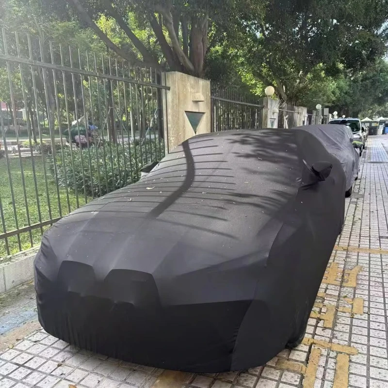 High Quality Durable Indoor Dustproof Full Car Universal Cover Elastic Luxury Breathable Sports Stretch Dust Cover
