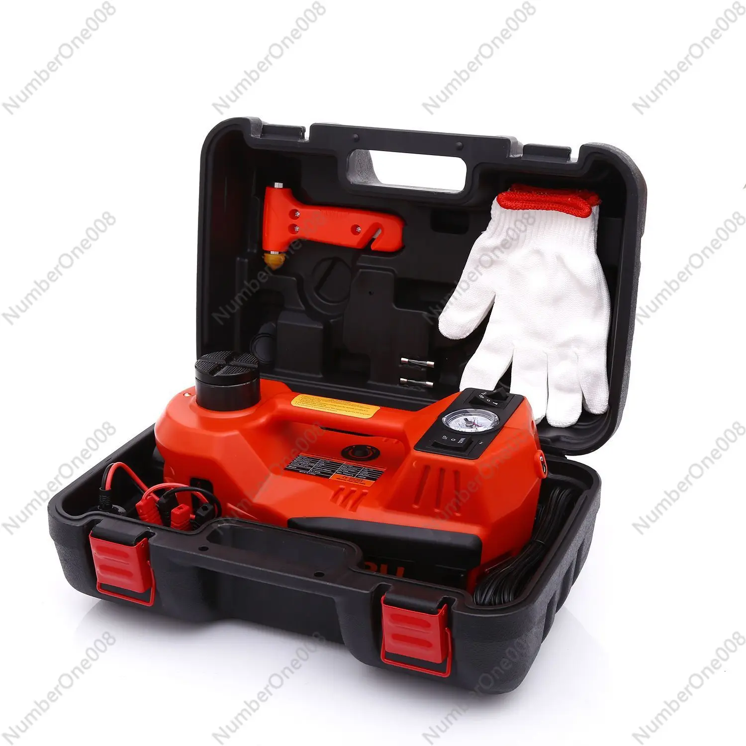 

12V Electric Car Jack Kit with Electric Wrench, Portable Vehicle Lifting Equipment, Compact Car Jack Set