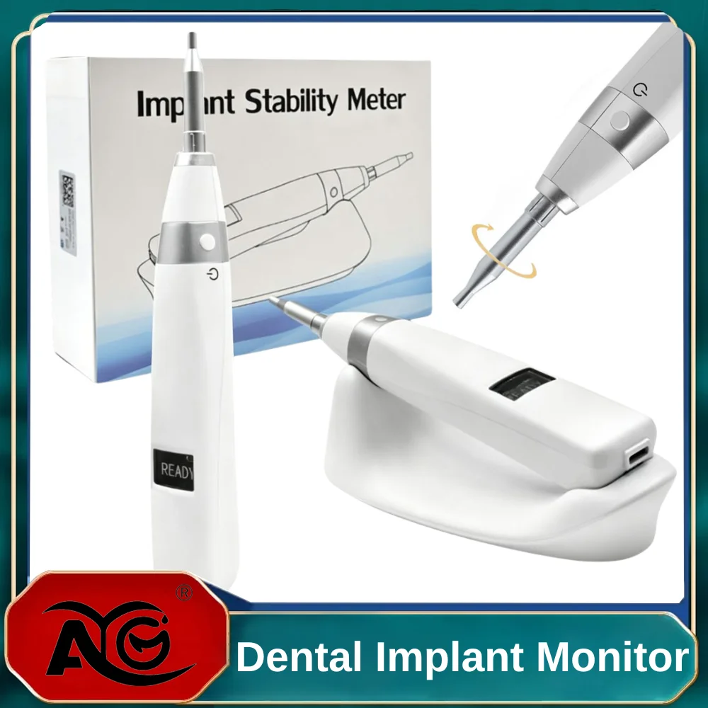 

AG Dental Implant Monitor Oral Implant Stability Measurement Device Dentistry Detector Tools