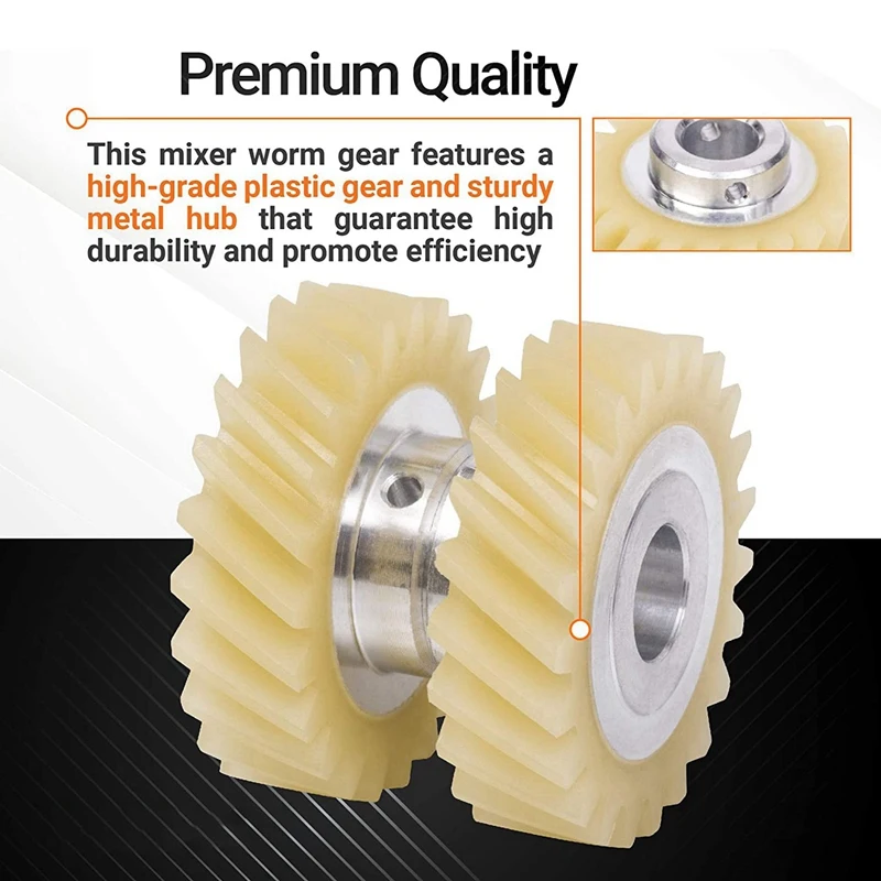 40шт W 10112253   Запасная часть червячной передачи миксера идеально подходит для миксеров Kitchenaid - заменяет 4162897 4169830   АП 4295669