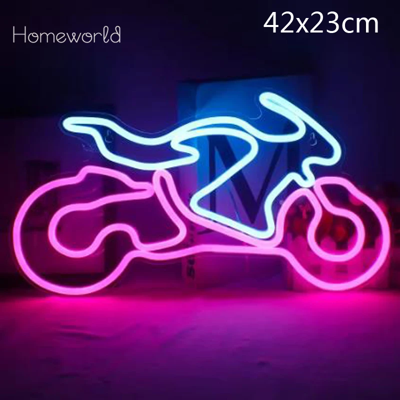 

Motorcycle LED Neon light sign can Custom suitable for Bike Art Motorcycle Shop Club Party Sports Room Wall Decoration Gift
