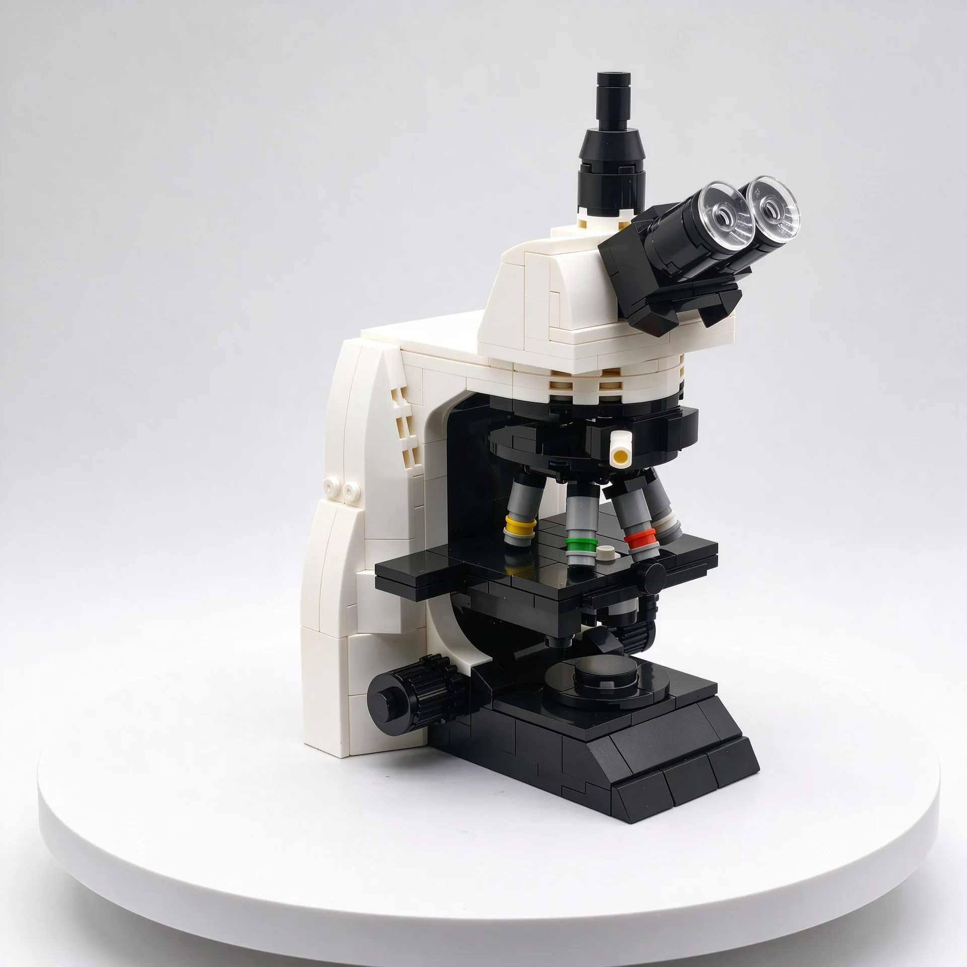 Laboratory Research Equipment Microbial Amplifier Composite Microscope Assembly Building Block Model Birthday Toy Gift