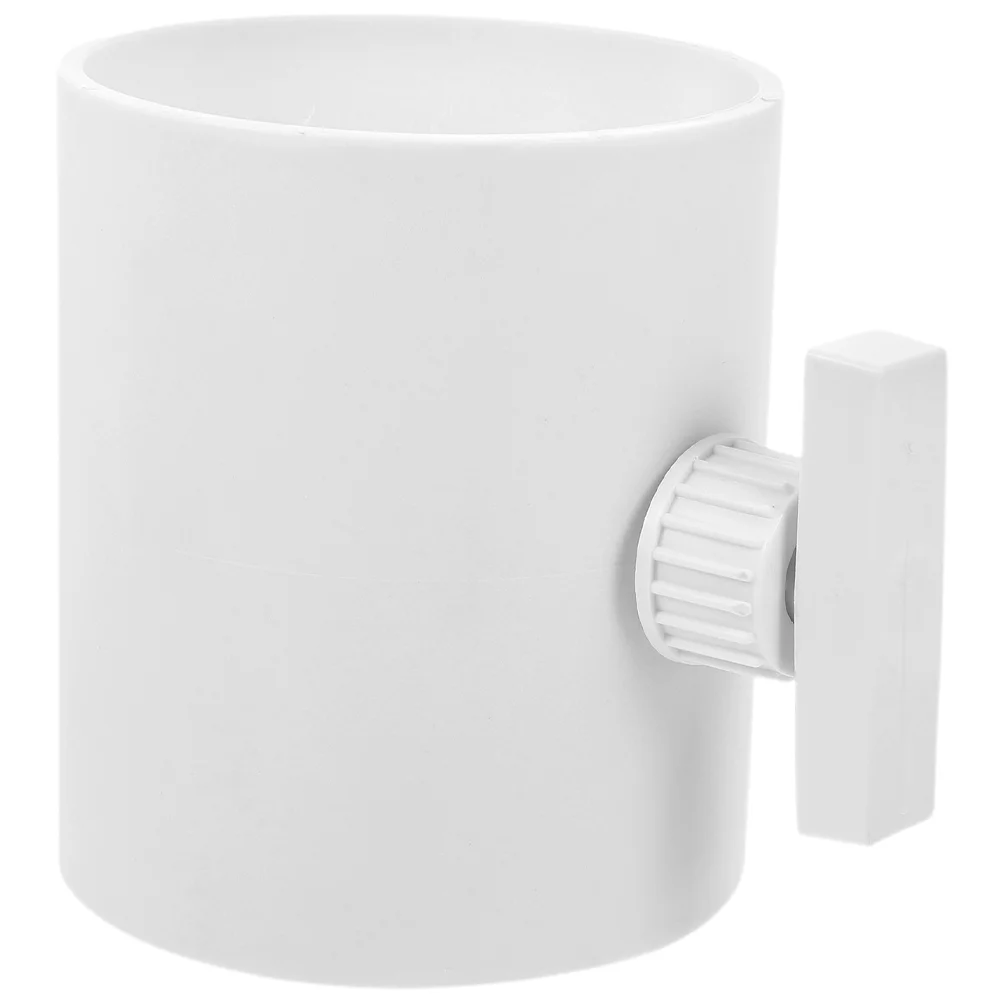 Backdraft Damper Manual Valve Pvc Regulating Air Flow Control Backflow Duct Ducting Connector White