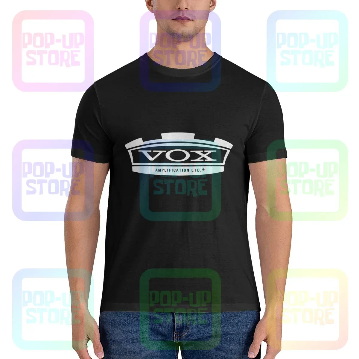 Vox Amplifiers Amps Logo Shirt T-shirt New Cotton Classic Hot Deals Tee