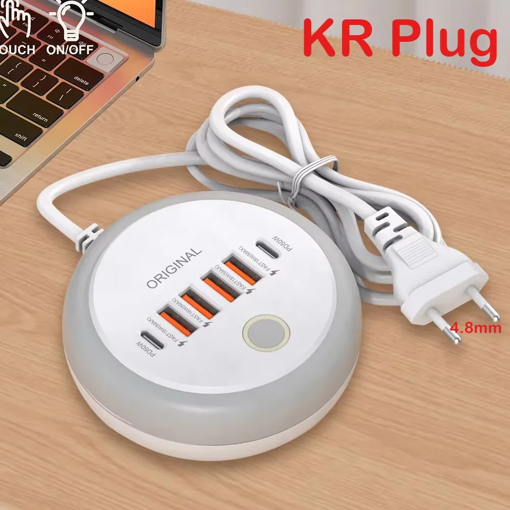WALKESEN 50W USB Ladegerät Multi Ports Power Streifen Buchse Schnelle Lade Reise Ladegerät Für iPhone Samsung Xiaomi Schnell Ladung telefon Adapter 6