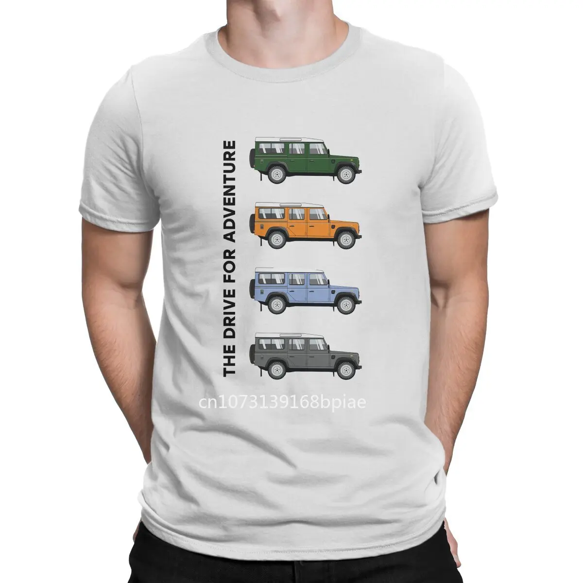 Men's T-Shirts Land Rover Defender 110 Leisure Pure Cotton Tees Short Sleeve Land Rover SUV T Shirts O Neck Clothes Birthday