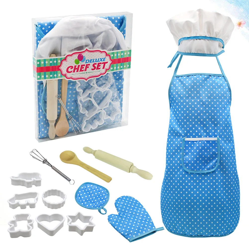 Tablier outils de cuisson ensemble tenues pour filles enfants jouet ustensiles de cuisine Playset cuisine