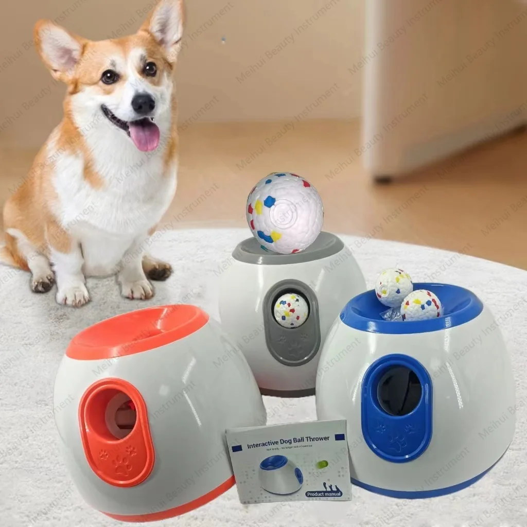 Dog Outdoor Toy Automatic Ball Thrower Smart Pet Ball Thrower Three-speed Adjustable Distance