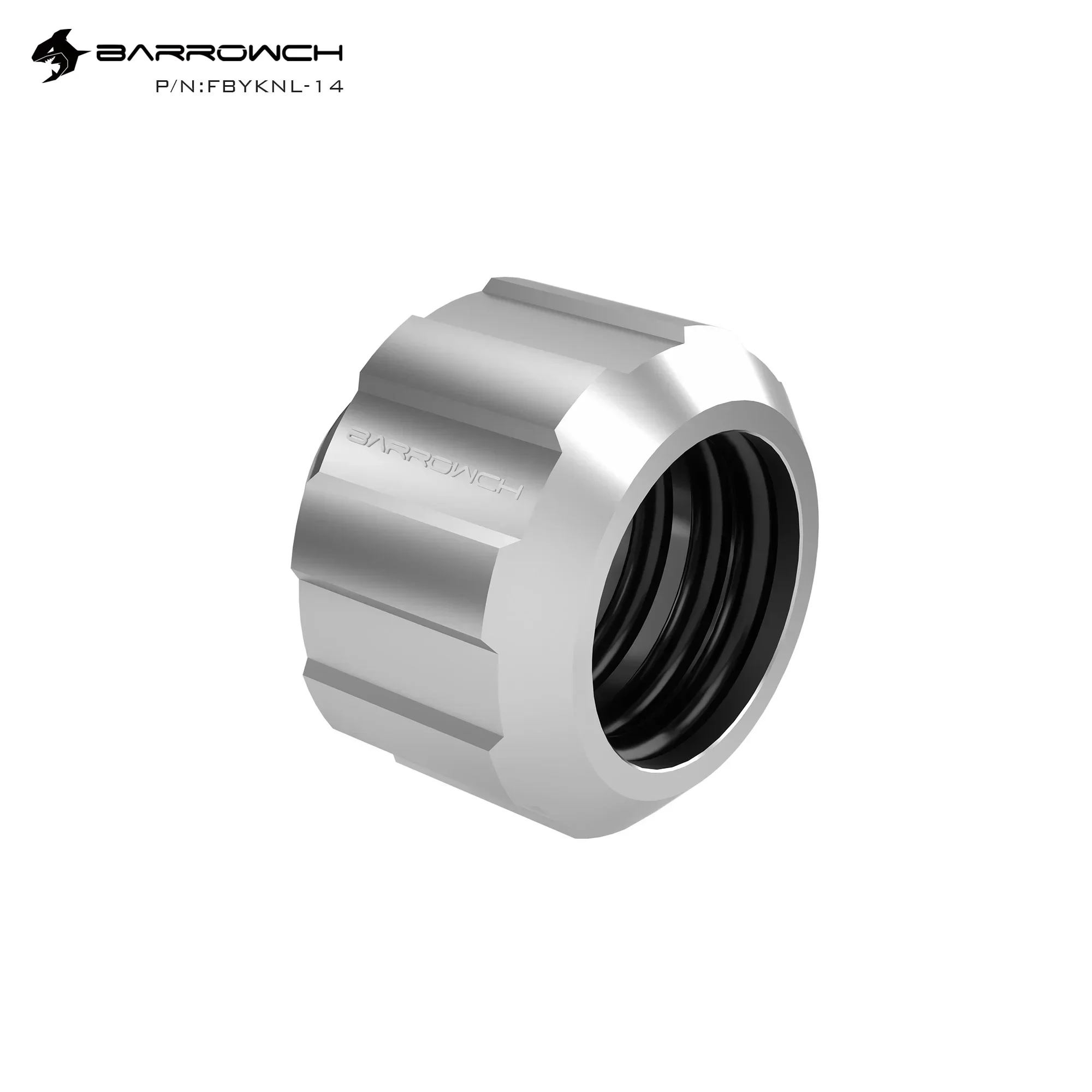 

Barrowch OD16mm Hard Tube Fitting Hand-Tighten Compression Connecting for PETG/ Acrylic Tubing, Multi-colors FBYKNL-16