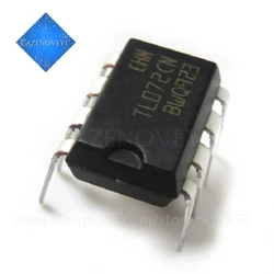 10pcs/lot TL072CN TL072 TL072C TL072CP DIP-8 = NJM072D 072D Amplifiers - Op Amps Dual Low Noise JFET new original In Stock