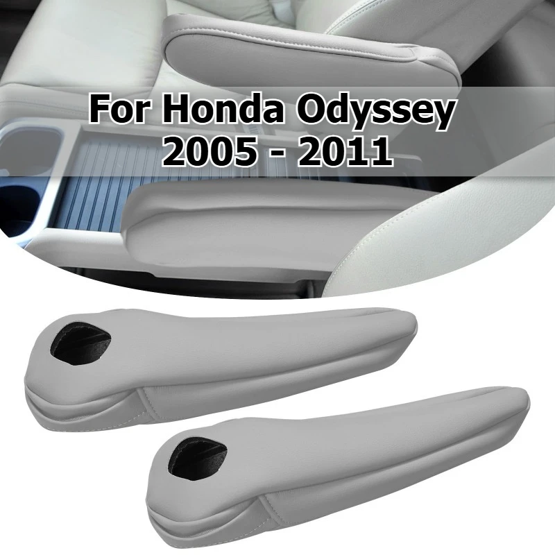 For Honda Odyssey 2005 2006 2007 2008 2009-2011 Front Car Side Seat Armrest Cover Artificial leather Precision Contour Matching