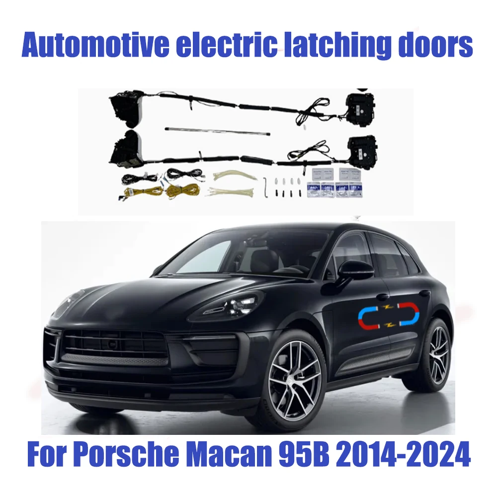 For Porsche Macan 95B 2014-2024 Car Close Doors Super Silence Automatic Suction Door Power-assisted Closing Automatic Door