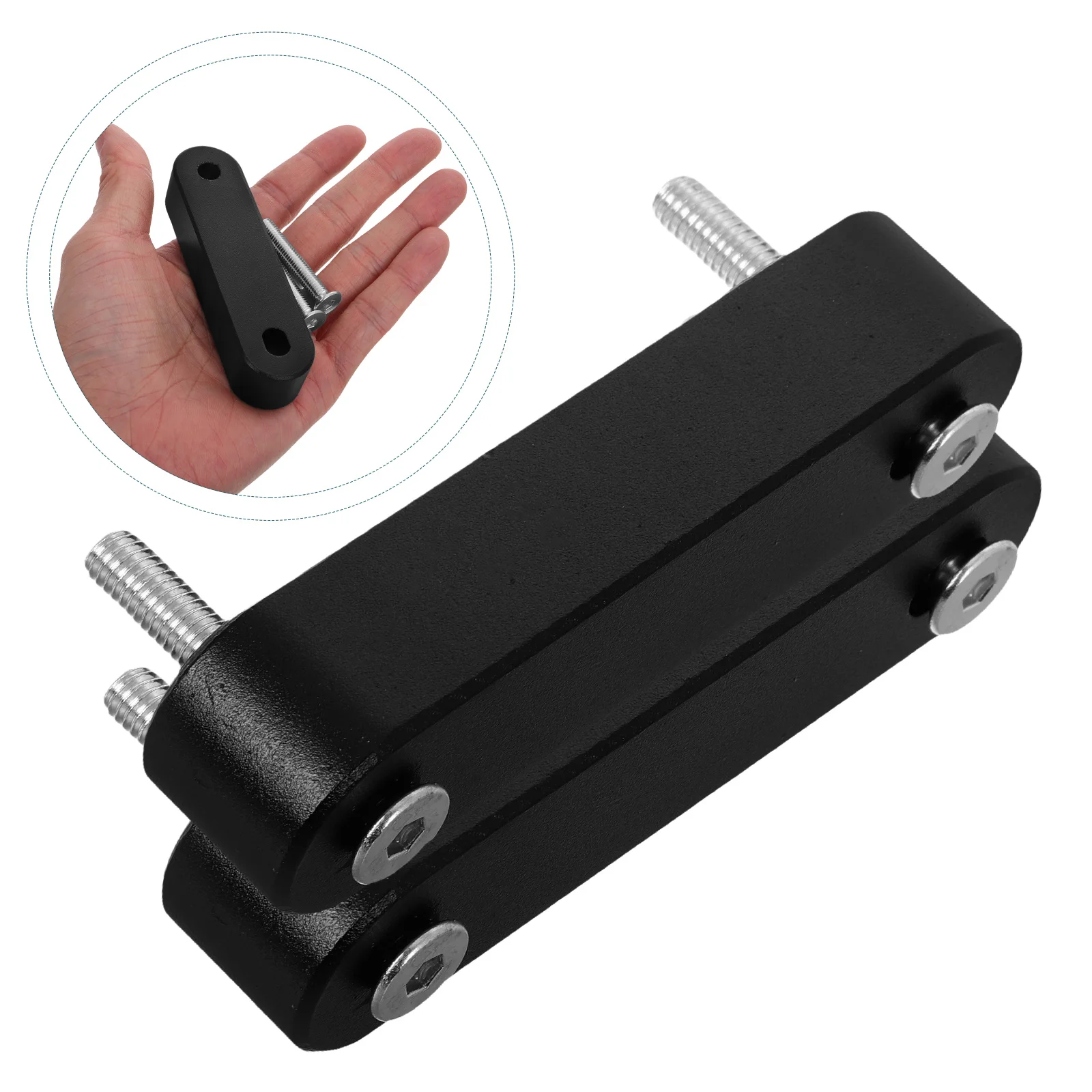 

2pcs Front Spacers Aluminum Alloy Engine Vent Cover Heat Dissipation Hood Height Adjuster Riser Elevator Gap Shim Replacement