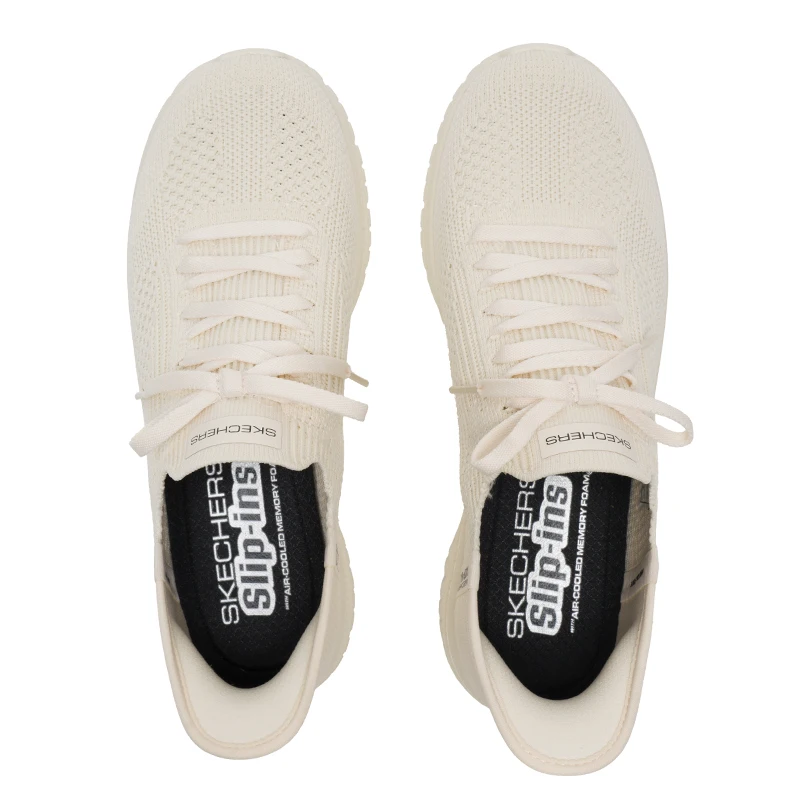 

Skechers Women's Sneakers Slip-On Walking Shoes Mom Shoes Fashionable Low-Top Comfortable Lightweight Breathable Casual Shoes 104421-Ntbk