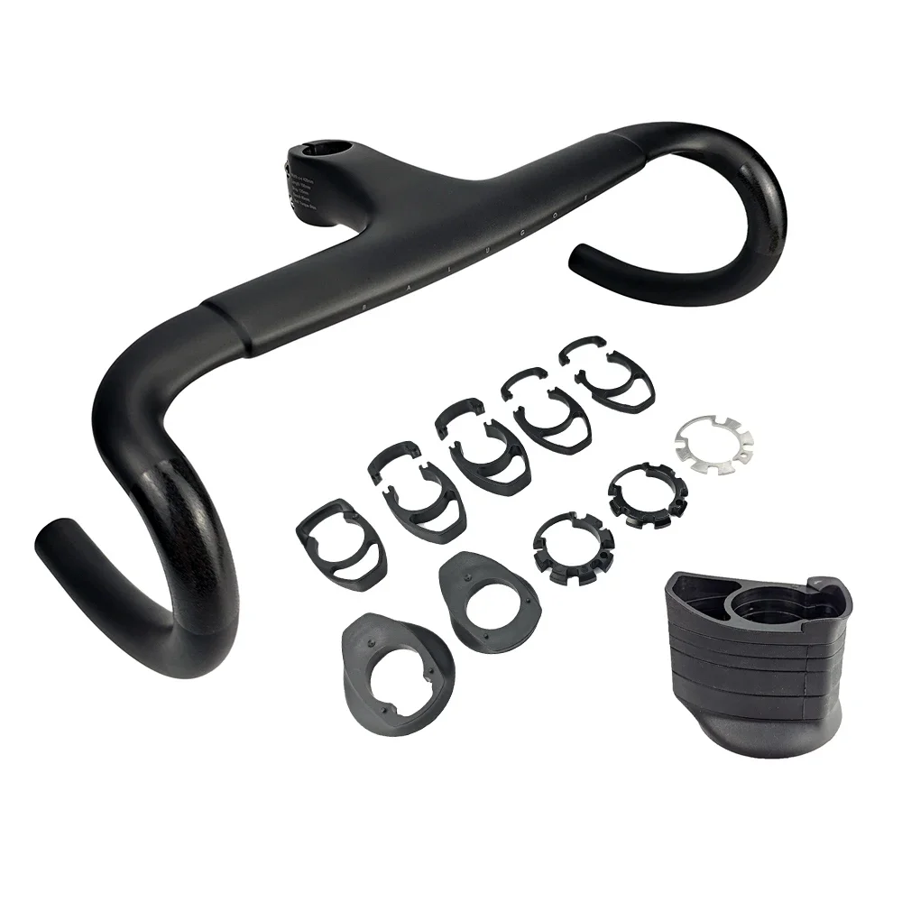 BALUGOE-All-Carbon Fiber Racing Car Handle, Road Bike, Aero Integrated T700, Internal Wiring, UD Handle, Bowl Washer