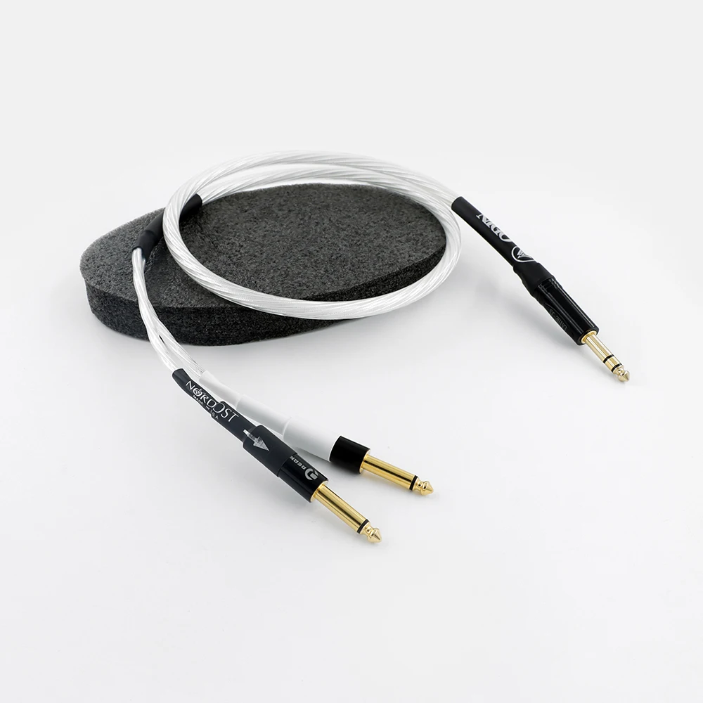 ODIN Hifi 6.5mm to Dual 6.5mm Audio Cable Flagship 7N OCC Pure Silver 6.35mm Cable for Electronica Amplifier Speaker