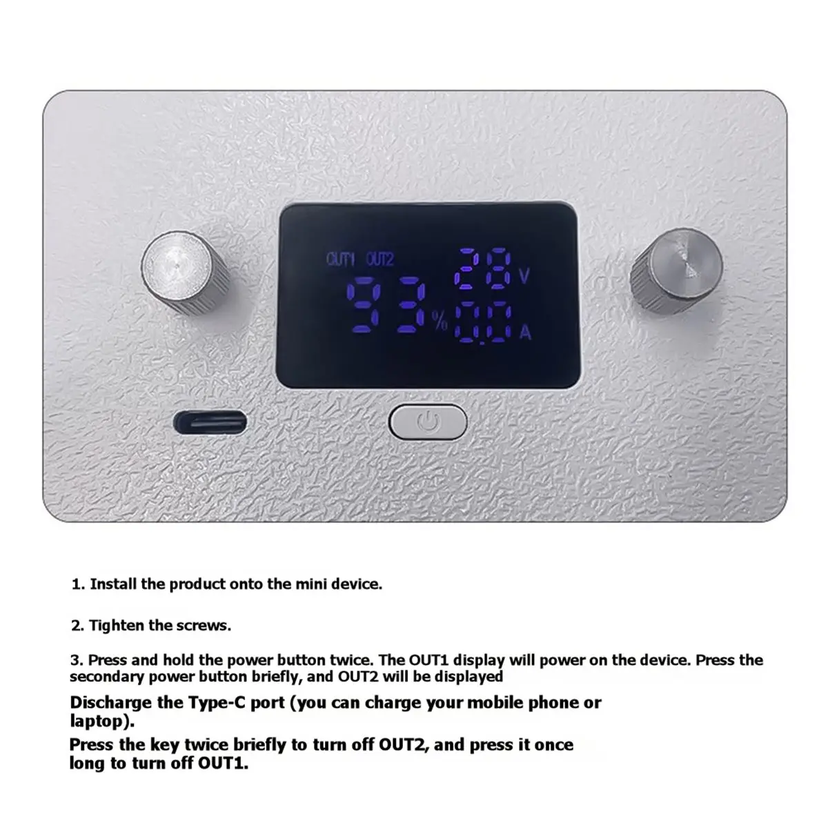 【TODAY-BUY】~@ PD45W High Power Bank for Starlink Mini Pd Usb-C LCD Display Portable Battery Smart App DC Cable
