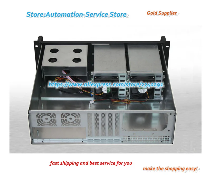 R3U390-8 ITX Hot Plug LCD การตรวจสอบแบบเรียลไทม์ USB3.0 3U อุตสาหกรรมควบคุมแชสซีเซิร์ฟเวอร์