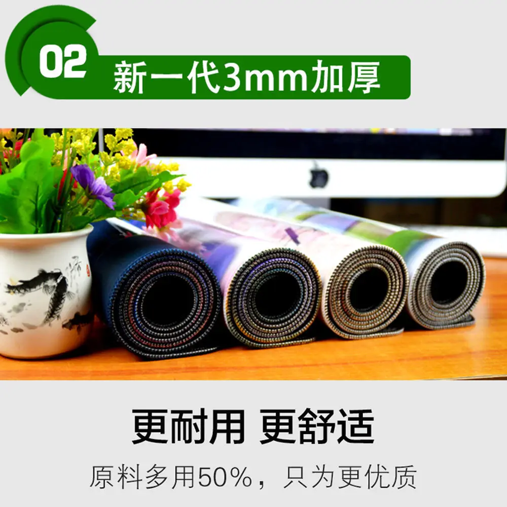 3D Line Creative Gaming Mouse Pad Mousepad Gamer Desk Mat grande tastiera Pad grande tappeto Computer Table Surface per accessori