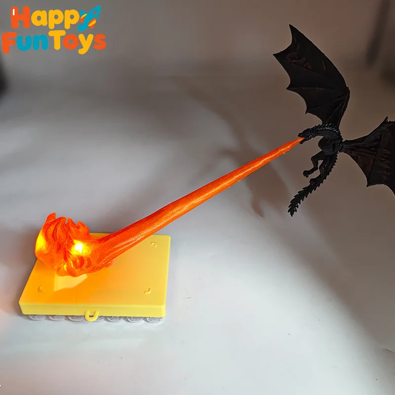 Kreatives Lustiges Feuerdrachen-Bücherregal-Ornament, Halloween-Geburtstagsgeschenk, Heimdekoration, Drachenflammen-Büchernischen-Dekoration