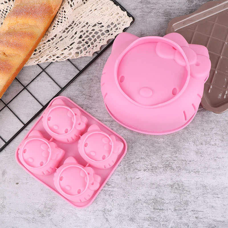 DIY Plastic Animal Cat Mould Kids Sandwiches Cutter And Sealer Maker Dough/Cookie Press Pastry Tools