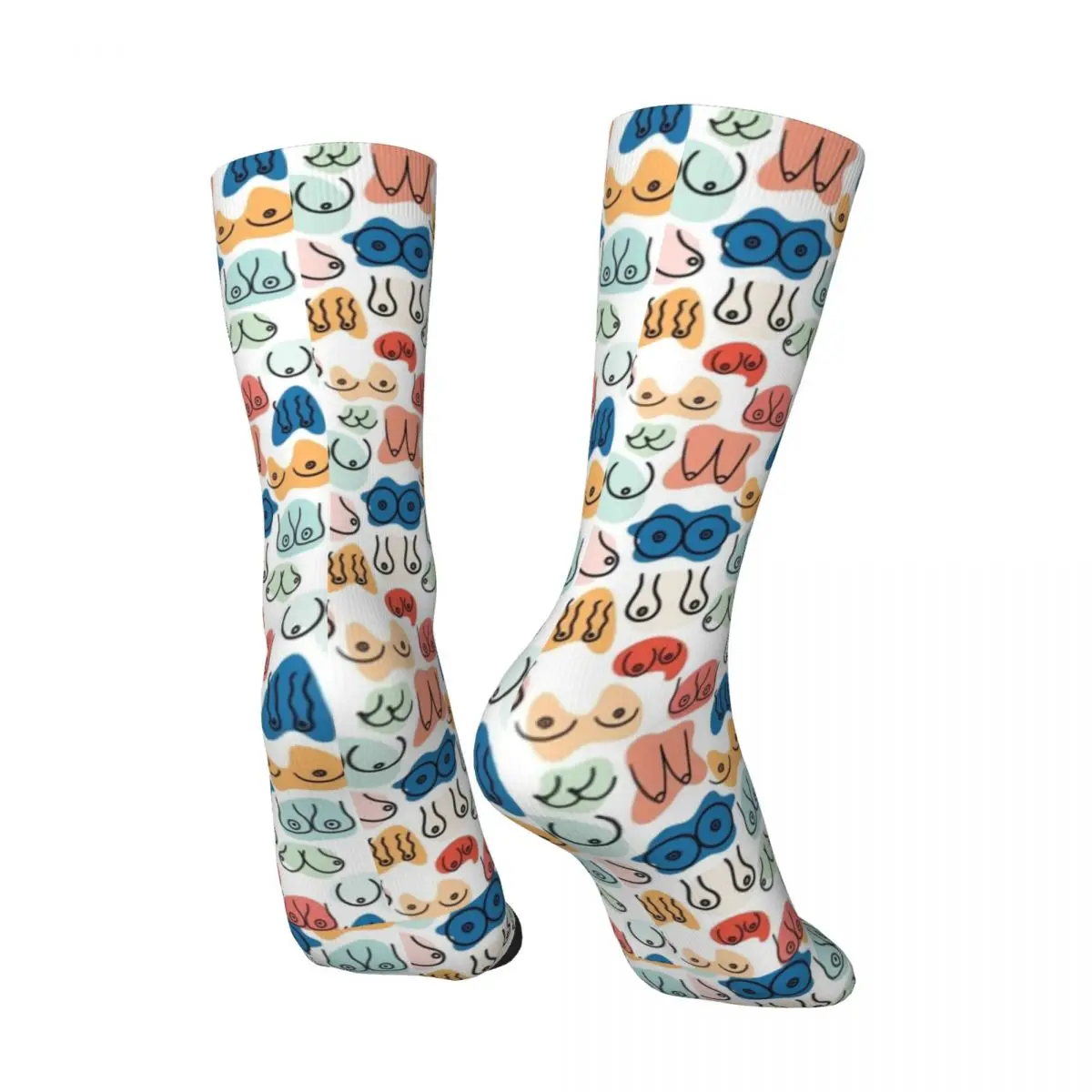 Boobs Stockings Women Men Breasts Socks High Quality Gothic Socks Winter Outdoor Anti Bacterial Graphic Socks Gift