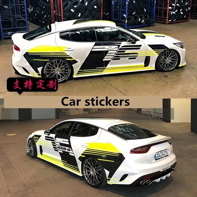 

FOR Kia K5 K4 K3 Car Vinyl Decals Body Sticker pearance Customized fashion sports decal film accessories