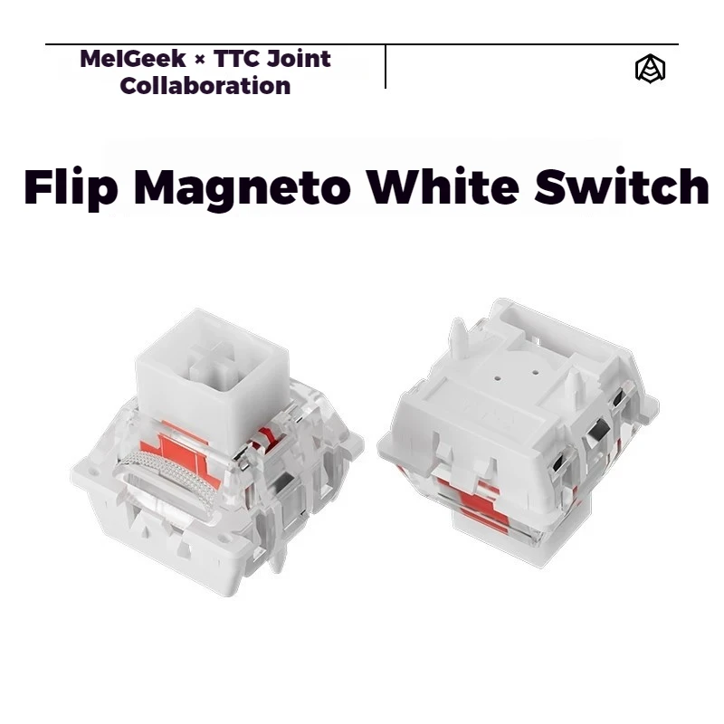 MelGeek x TTC Flip Magneto White Switch 35g Magnetic Keyboard Switch