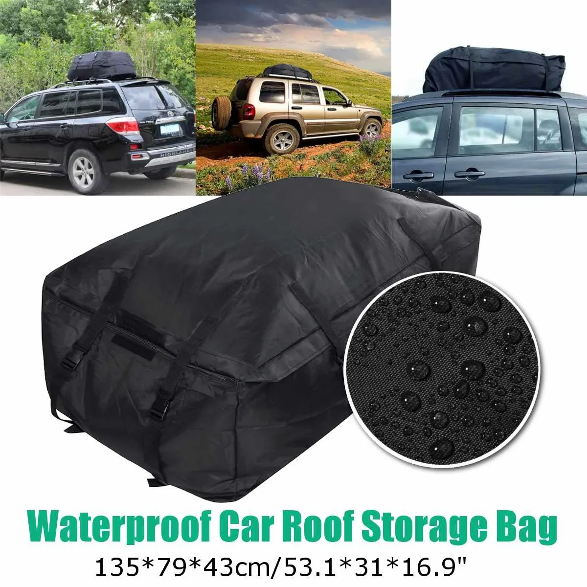 9 Types Large Size Car Roof Top Bag Travel Storage Waterproof Cargo Carrier Waterproof Cargo Luggage Travel Bag Basket Car Roof