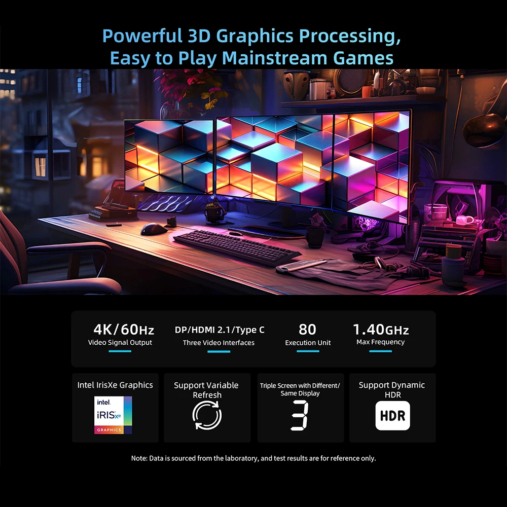 Mini PC BMAX B9 Plus |   i5-1250P (12C/16T) |   24 GB+512 GB |   Win11 Pro |   Display triplo 4K |   WiFi 6 |   BT 5.2 |   Thunderbolt 4