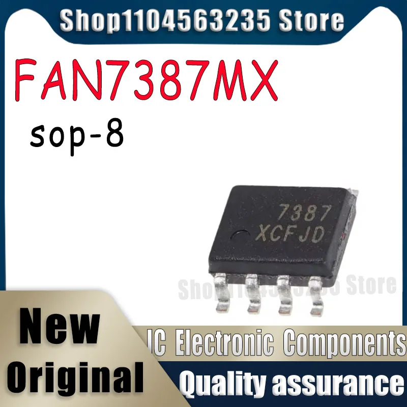 

(5-10piece)100% New FAN7387MX FAN7387 7387 sop-8 In Stock IC
