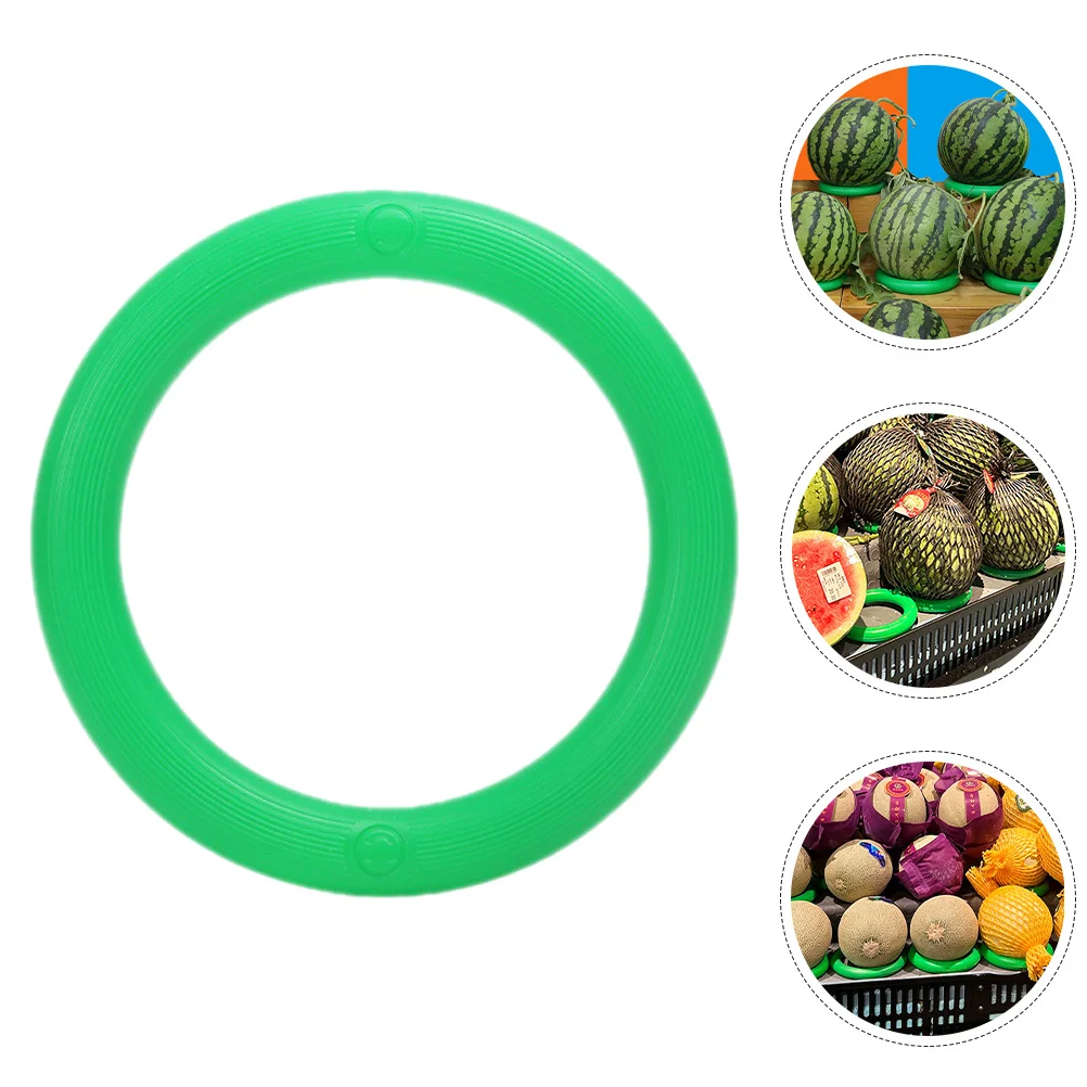 12 قطعة قاعدة عرض الفواكه حامل البطيخ دائرة حلقة لتثبيت الفواكه حامل بلاستيك عرض غير قابل للانزلاق #3