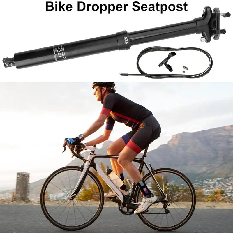 Hydraulic Dropper Seatpost Height Adjustable Inside Wire Control Lifting Hydraulic Drop Post Cycling Supplies Wire Control Seat