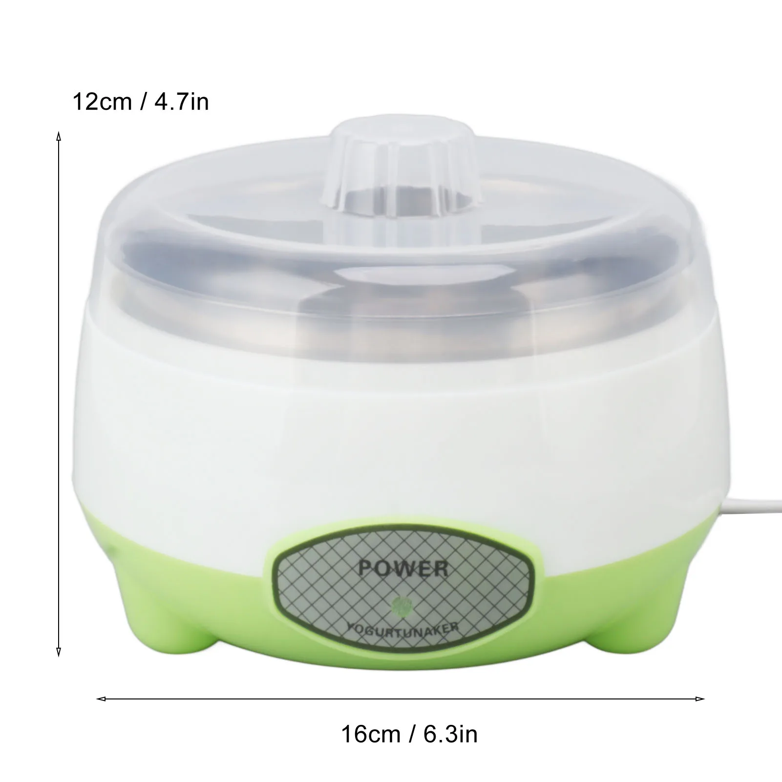 110V/220V Yogurt Maker Machine Stainless Steel Container 15W Yogurt Maker for Homemade DIY Yogurt Green DIY Yogurt Maker Machine