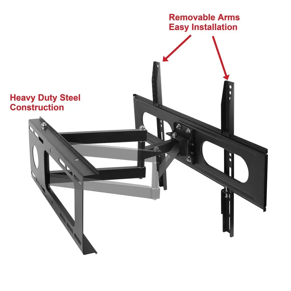 Full Motion TV Wall Mount Bracket 37 40 42 46 50 52 55 60 65 70inch LED LCD Flat