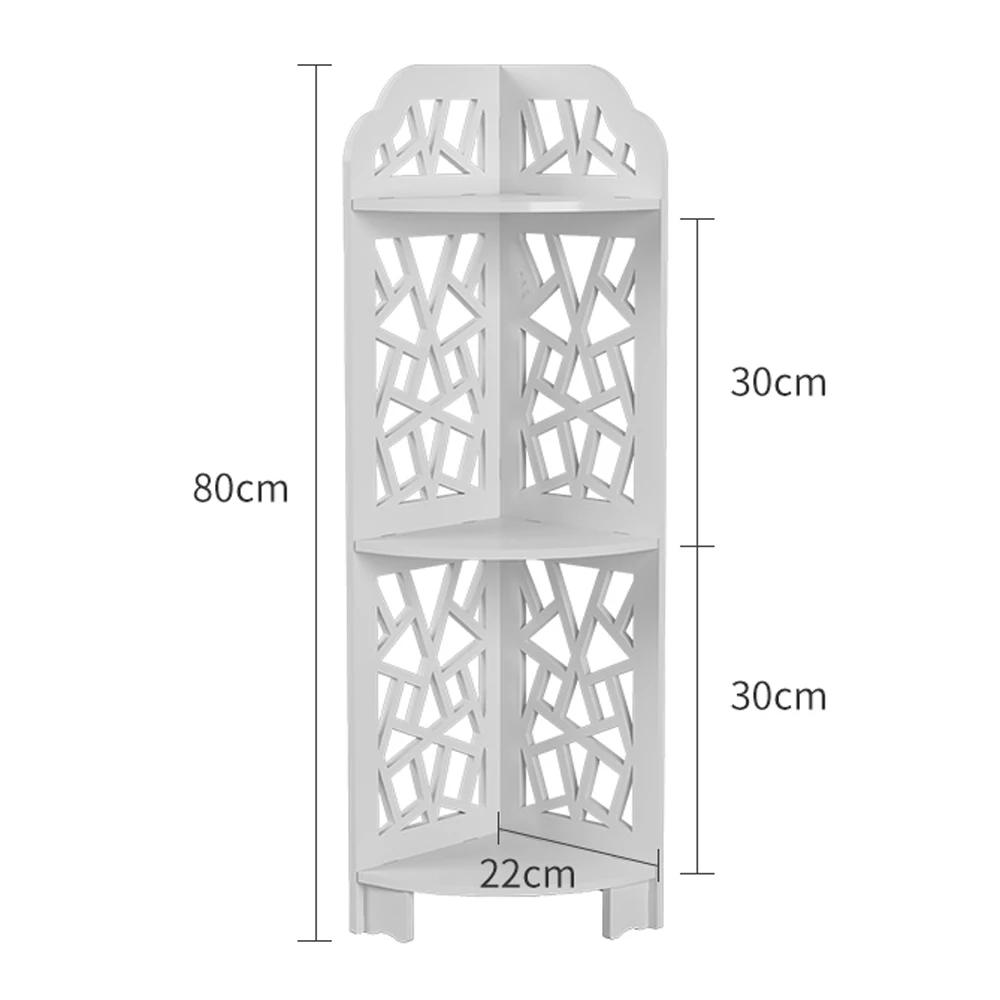 Étagère de douche d'angle étanche, stockage à domicile, 3 niveaux