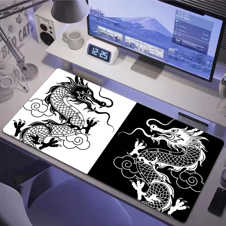 

Anime Dragon Mouse Pad Computer Game player Mousepads 400x900 Large Mouse Mat Gamer anti-slip Rubber Company Desk Mousepad