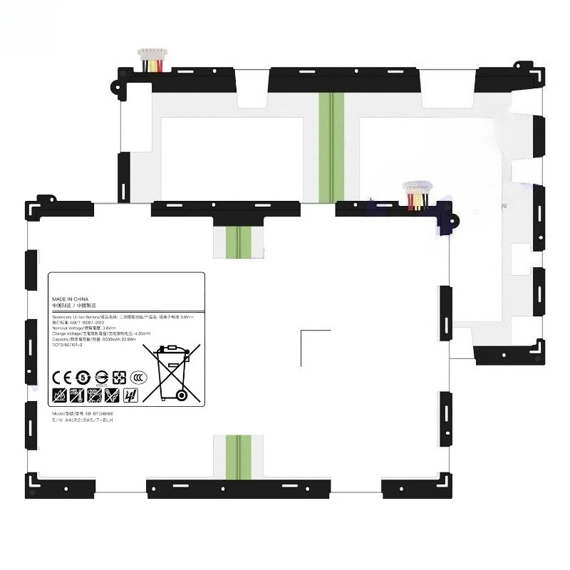 High Quality 3.8V 6000mAh Tablet Battery EB-BT550ABA EB-BT550ABE For Samsung Galaxy Tab A 9.7 P555C P550 T550 T555C Brand New
