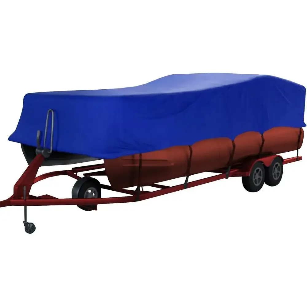 

Heavy-Duty 17-20 Ton Trailerable Pontoon Boat Cover, Beam Width Up to 102