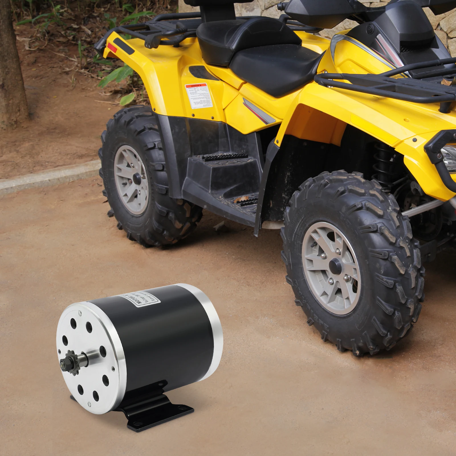 

Матовый электродвигатель постоянного тока, электродвигатель 36 В 800 Вт, матовый двигатель постоянного тока для электрического скутера Go Kart, безопасное использование своими руками