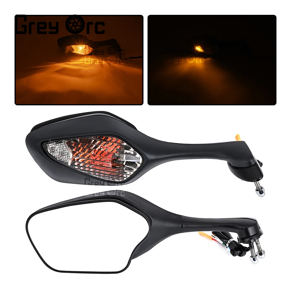 

Foldable Motorcycle Rearview Mirror With Turn Signal For Honda CBR1000RR 2008-2016 VFR1200 2010-2017 Accessories Side Mirror