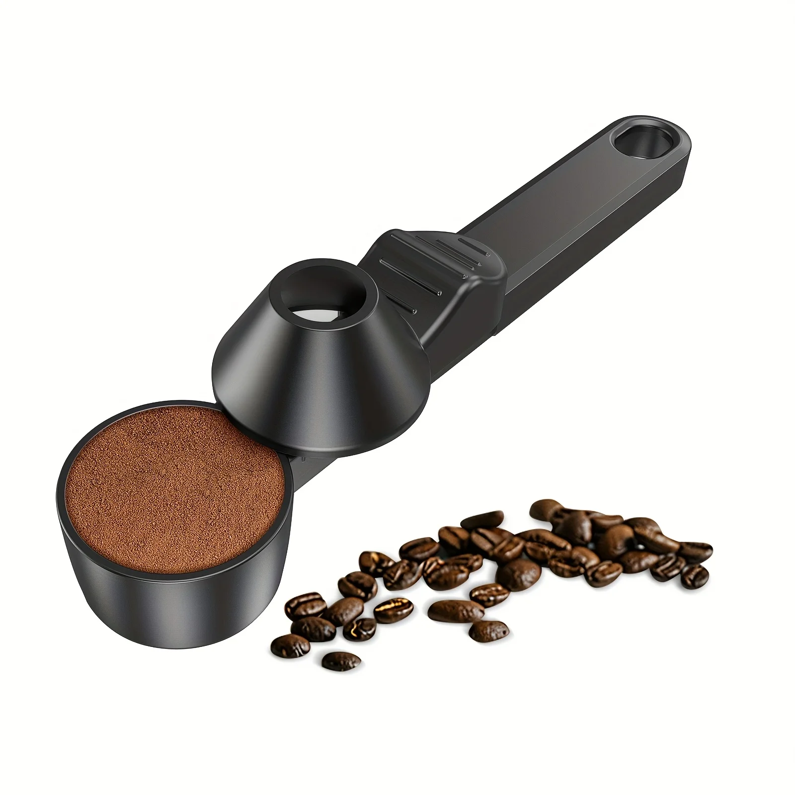 

Coffee Scoop & Funnel for Reusable K Cup Refillable Coffee Pods, Coffee Measuring Spoon 2 Tablespoon Capacity, Scoop