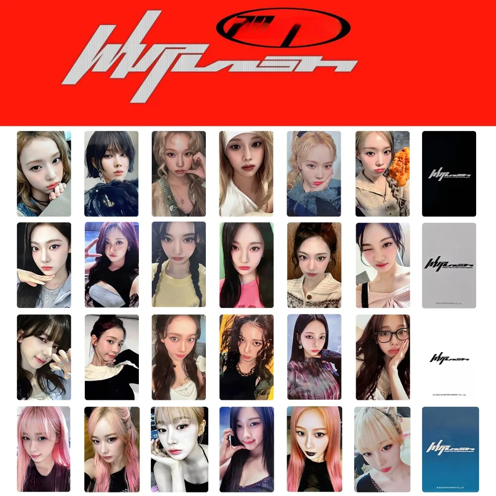 

Фотокарта Kpop KARINA GISELLE WINTER NINGNING, новый альбом Whiplash, специальная карта ЛОМО, подарочная коллекция для фанатов