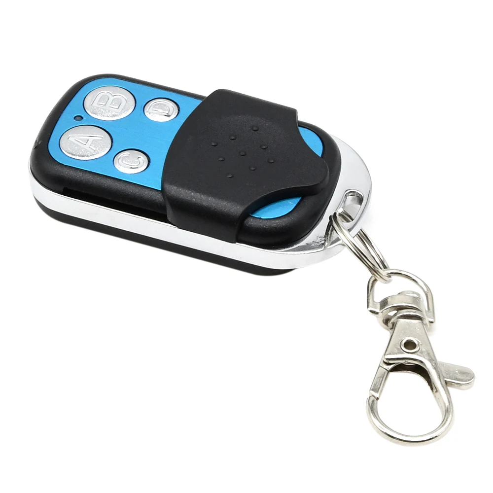 4-channel Wireless RF Remote Control 433MHz Electric Gate Garage Remote Control Key Fob Controller 12V 27A without battery