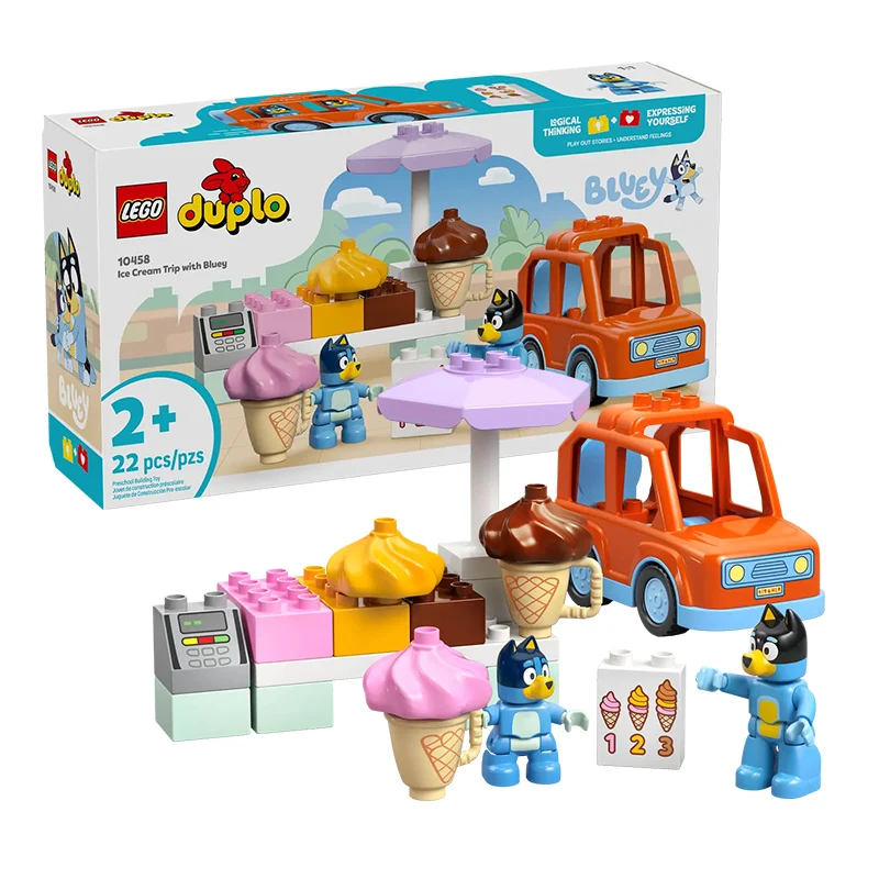 

LEGO Building Blocks Treasure Series 10458 Bruy Ice Cream Journey Детская собранная игрушка в подарок